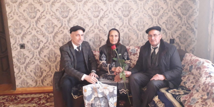 Ucar rayonunda 8 Mart - Beynəlxalq Qadınlar Günü münasibəti ilə şəhid ailələri ziyarət edildi